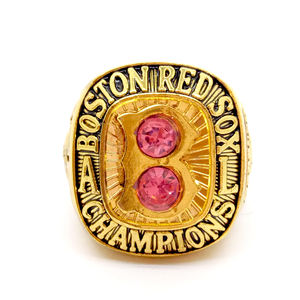 Anillo de Hombre Chapado en Oro Rosa del Campeonato de los Medias Rojas de Boston de 1967, Regalo de Cumpleaños, Recuerdo de Colección - Product Image 1
