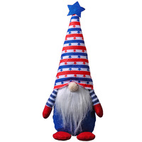 Figurine de Noël américaine en peluche, Père Noël sans visage, lutin assis, en polyester, 31 cm, vente en gros d'usine