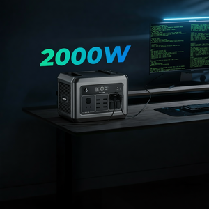 ODM OEM 2500W Portable Power Station Solar Pure Sine Wave Fast Charge MPPT Controller Car Air Cigar P2001E PLUS 2200w 2400w - Product Image 4