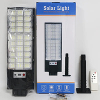 Lampadaire Solaire Tout-en-un 300W 600W 800W Extérieur Étanche à LED avec Détecteur de Mouvement Radar et Télécommande pour Allée et Jardin