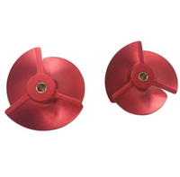 Hélice de Jet Boat RC personnalisée 5mm 40mm 3 pales Propulseur de pompe à jet Turbo CNC Prop Turbine