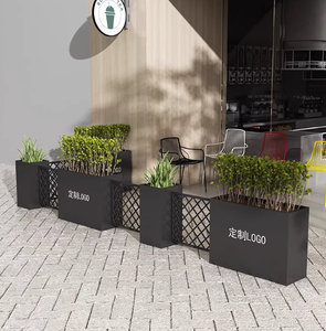 Fioriera Tradizionale Personalizzata <span class=keywords><strong>in</strong></span> <span class=keywords><strong>Ferro</strong></span> <span class=keywords><strong>Battuto</strong></span> e Acciaio Inox Biodegradabile per Esterni, Combinazione di Griglie per Recinzioni e <span class=keywords><strong>Vasi</strong></span> - Product Image 6