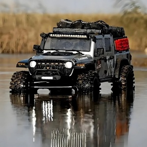 Camion tout-terrain RC Cross RC EMO X4 à l'échelle 1:8, 4 roues motrices, transmission à double vitesse, différentiel verrouillable, lumières LED - Product Image 2