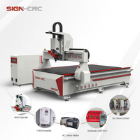 Router CNC de 3 Ejes de Alta Precisión Semi ATC para Procesamiento de Muebles y Publicidad