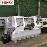 Torno CNC CK6140 con 400 mm de diámetro de torneado sobre la bancada, máquina horizontal para torneado de metal con torreta eléctrica de 4 estaciones para piezas de eje y disco