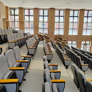 Laaggeprijsde Sponsstof Opvouwbare Bioscoopstoelen Van De Leverancier Universitaire Auditorium Stoelen Kerkstoelen - Product Image 4