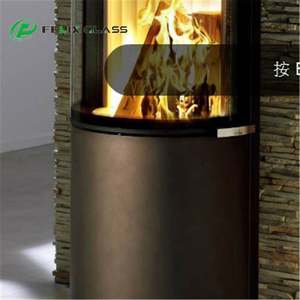 FELIX Industrial Solid Heat Tempered Glass for <b>Fireplace</b> and Electronic Display Panels - Product Image 2