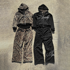 <span class=keywords><strong>Pantalones</strong></span> Deportivos Anchos con Estampado de Leopardo Personalizados <span class=keywords><strong>para</strong></span> <span class=keywords><strong>Hombre</strong></span>, <span class=keywords><strong>Pantalones</strong></span> de Estilo Urbano con Estampado Desgastado, <span class=keywords><strong>Pantalones</strong></span> Reversibles, <span class=keywords><strong>Pantalones</strong></span> Deportivos Holgados - Product Image 4