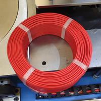 Máquina Eléctrica Automática para Enrollar y Atar Cables con Control PLC, para Cintas de PP Elásticas Verticales de 3-10 mm, para Empaquetado de Películas