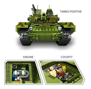 PANLOS 632002 블록 조립식 타입 99 주력 전차 군사 전문가 및 애호가용 - Product Image 4