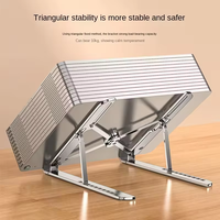 Support pour ordinateur portable en alliage d'aluminium réglable pour ordinateur portable de jeu - Support de bureau portable dissipant la chaleur, support pour ordinateur portable réglable en hauteur