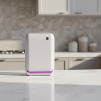 Diffuseur d'huiles essentielles élégant de 260 ml, à fixation murale, contrôlé par application, sans eau, faible bruit, pour la maison, la chambre, le salon, usage commercial