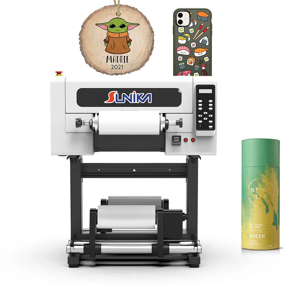 Sunika 자동 UV 라벨 프린터 기계 Epson f1080 프린트 헤드 A3 A4 인쇄 치수 포함 최신 12 인치 주요 제조업체