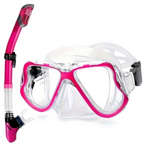 Masker Snorkeling tampilan lebar, masker pernapasan profesional ODM <span class=keywords><strong>Set</strong></span> nyaman anti-kabut untuk menyelam Skuba dan Snorkeling - Product Image 1
