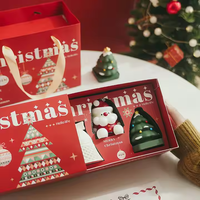 Vente en gros Coffret cadeau pour bougie parfumée de Noël pour la décoration de la maison Cadeau du Nouvel An ou d'anniversaire Bougies parfumées de qualité supérieure