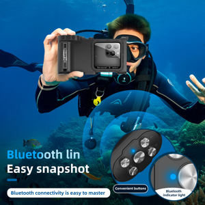 Étui de téléphone portable étanche pour plongée, SHELLBOX, version améliorée, universel, grand écran, télécommande, Bluetooth, charge, 15 mètres de profondeur - Product Image 2
