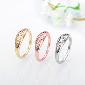 Anello alla moda con motivi minimalisti, elegante gioiello da donna, regalo per le vacanze - Product Image 4