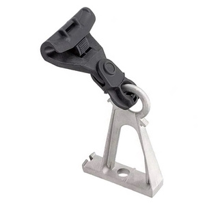 Pince de suspension ADSS entièrement diélectrique ES-800 4,5-11 mm 8 kN, raccords aériens en plastique résistants aux UV pour fibres optiques - Product Image 1
