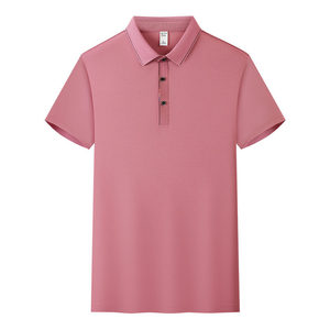 Customized Polo Shirt Solid Color Moisture Wicking Short Sleeve For Corporate Work Uniforms Men Women Daily Wear - Product Image 2