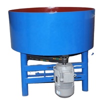 Bétonnière verticale robuste JD350 de type cuve à mélange forcé avec revêtements résistants à l'usure pour chantier de construction