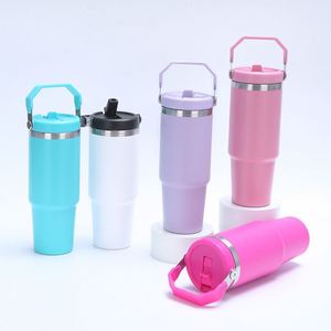 Gobelet isotherme mat Macaron en gros d'usine, tasse à café de voyage portable en acier inoxydable 304, tasse vierge pour sublimation - Product Image 1