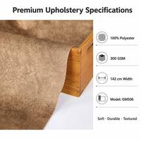 Tissu d'ameublement en velours pour canapé, 100% polyester, imprimé, tissu d'ameublement lourd pour canapés et meubles