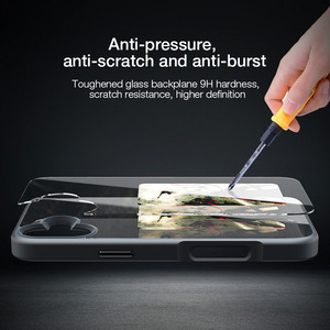 Étui de téléphone NFC E Ink TPU+PC avec écran 16/15/14/13 Pro Max, design holographique de luxe personnalisé anti-chute, 240x416 - Product Image 5