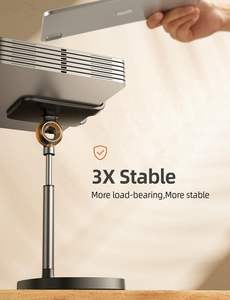 LISEN New Foldable Cellphone <strong>Holder</strong> Telescopic Mobile <strong>Stand</strong> Height Adjustable Mount for Bedside Table Zoom Meeting Conference - Product Image 6