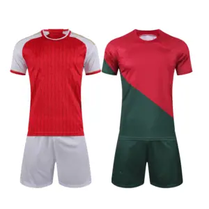 23-24 fußballtrikot kurzarm-set erwachsene und kinder sportbekleidung kann mit trikots 10 und 7 bedruckt werden