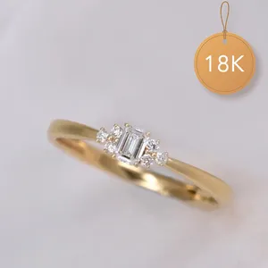 2024 nuevo anillo de bodas oro Real 10K 14K 18K anillo de oro diamante moissanite anillo de bodas para hombres y mujeres Personalización de joyería