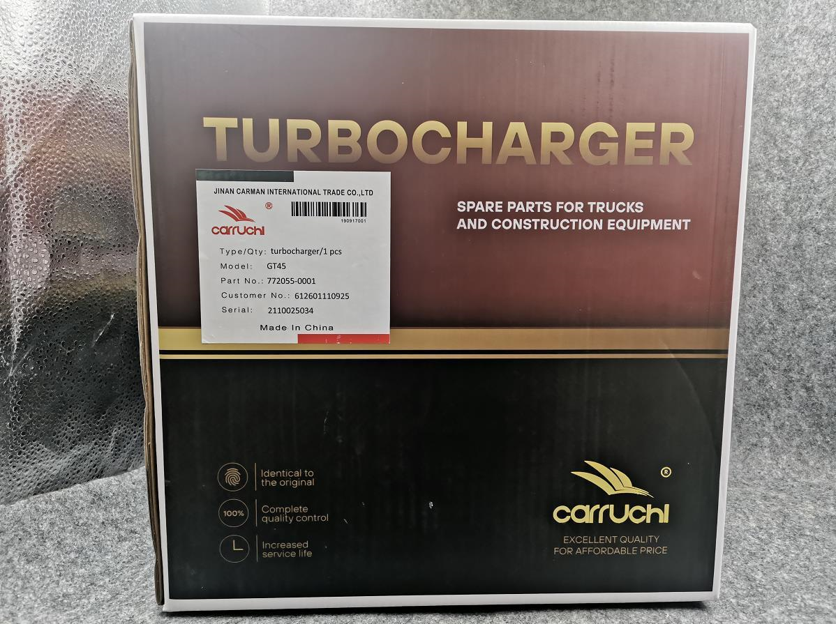 612601110925 772055-0001 Turbocharger for Sinotruk HOWO Truck