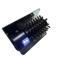 Brosse électrique sans fil portative de qualité industrielle pour barbecue, nettoyeur automatique de gril, grattoir en acier inoxydable pour grils à gaz et à charbon de bois