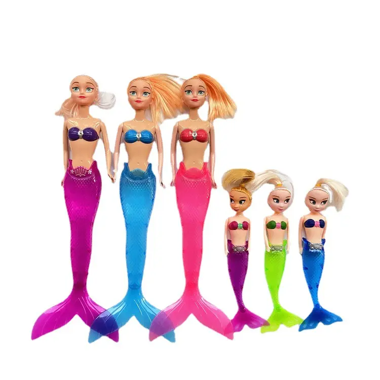 Preço barato Moda Biquini Princesa 13 ''Mermaid Lighting Doll Hot Sexy Girl Doll Para Meninas Presentes Boneca