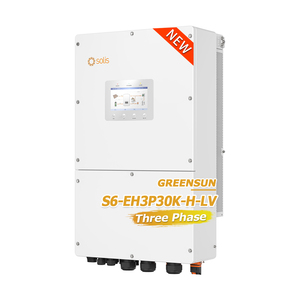 Inversor Solar Solis S6-EH3P30K-H-LV, Inversor Híbrido Trifásico de Alto Voltaje para Almacenamiento de Energía Doméstica con MPPT - Product Image 1