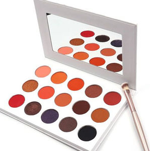 أحدث ظلال عيون بـ 15 لونًا، لوحة ظلال عيون بعلامة تجارية خاصة، لامعة ومقاومة للماء، مع إمكانية تخصيص الشعار - Product Image 1