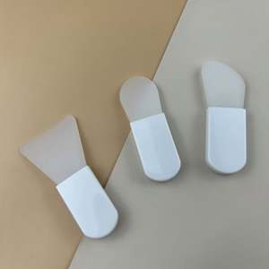 Mini <b>Silicone</b> Face Mask Brush Applicator, Short Handle Facial Mud Mask <b>Tool</b>, Portable <b>Silicone</b> Beauty Brush for Spa and Gifts - Product Image 2