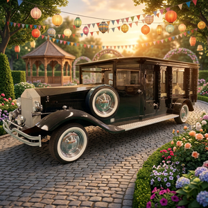 2026 Lujoso Rolls-Royce Eléctrico Clásico, Coche Fúnebre de Estilo Retro, Coche de Lujo Dedicado para Funerarias, Transporte Especial - Product Image 1