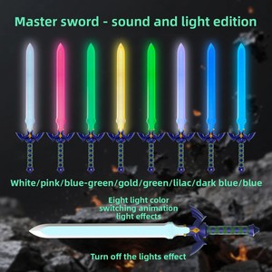 Espada Luminosa con Sonido de la Leyenda de Zelda, Modelo de Arma LED, Espada de Juguete Decorativa, ABS Ecológico, para Mayores de 14 Años - Product Image 4