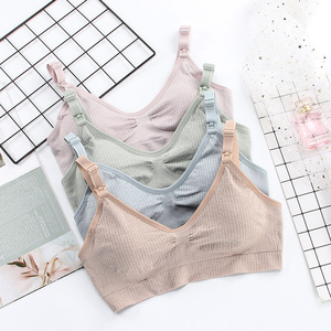 Reggiseno da Allattamento Premaman <span class=keywords><strong>in</strong></span> Pizzo per Uso Quotidiano, Senza Ferretto, Traspirante, Ricamato, Coppe 3/4, Design con Spalline, per <span class=keywords><strong>Gravidanza</strong></span> e Post-Parto - Product Image 2