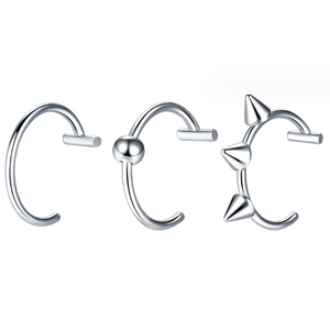 Punto de joyería europea y americana de acero inoxidable <span class=keywords><strong>sin</strong></span> agujeros anillo de labio falso SUMINISTRO DE Clip de labio <span class=keywords><strong>Piercing</strong></span> joyería labio clavo - Product Image 3