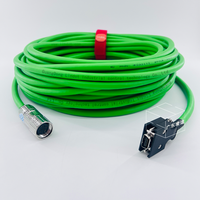Cable de Señal para Codificador Incremental Compatible con SIEMENS SINAMICS Serie V90, 6FX3002-2CT12-1BF0, 15m, Conector Recto M23, PVC