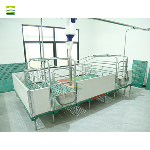 กรงคลอดลูกสุกรแบบกึ่งยุโรปชุบสังกะสี ลดราคาพิเศษ - Product Image 4