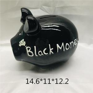 Nuevo diseño de cerámica en forma de cerdo hucha creativa de porcelana cerdo dinero monedas cajas para niños - Product Image 3