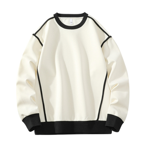 Pull tendance pour homme, col rond, automne 2025, nouvelle collection printemps, décontracté, ample, manches longues, populaire, respirant, confortable, cool et tendance - Product Image 1