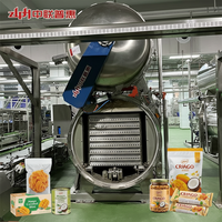 Intelligente waternevelretort voor tropische vruchten zoals mango's en kokosnoten; efficiënte sterilisatie-apparatuur voor voedselproductiebedrijven