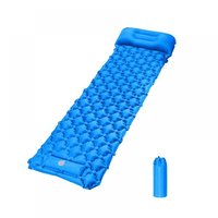 Matelas gonflable pliant à coussin d'air pour l'extérieur, tapis de couchage de Camping avec Kit de réparation