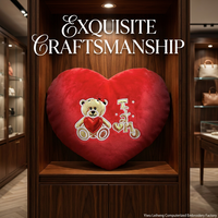 Vente directe d'usine, coussins décoratifs en peluche en forme de cœur, amovibles et lavables, rembourrage en polyester/coton, design brodé - Saint-Valentin