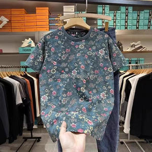 T-shirt décontracté pour homme, respirant et tendance, à manches courtes, imprimé, best-seller du fabricant - Product Image 2
