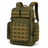 Sac à dos tactique de chasse en plein air personnalisé, système MOLLE, grande capacité, durable, résistant à l'eau, multi-compartiments, camping, randonnée