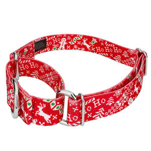 Custom Verstelbare Vakantie Hond Martingale Kraag Kerst Huisdier Halsband Feestelijke Hondenhalsband - Product Image 2